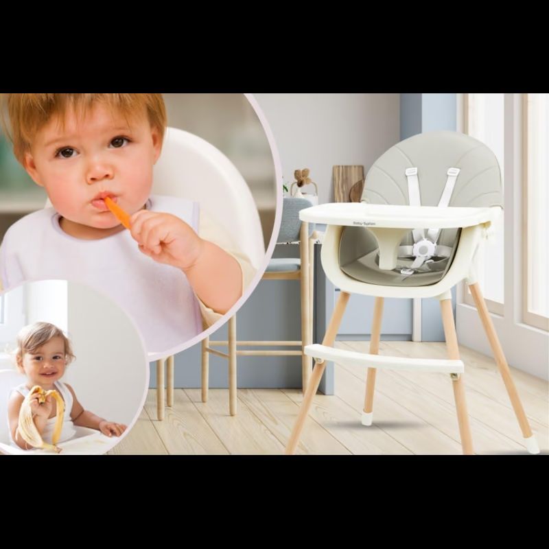 Chaise haute bébé +6 mois evolutive (Moby System) - Couverture