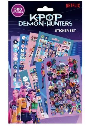 K-pop Demon Hunters - Set 500 Pieces Stickers (SIDJ) - Couverture