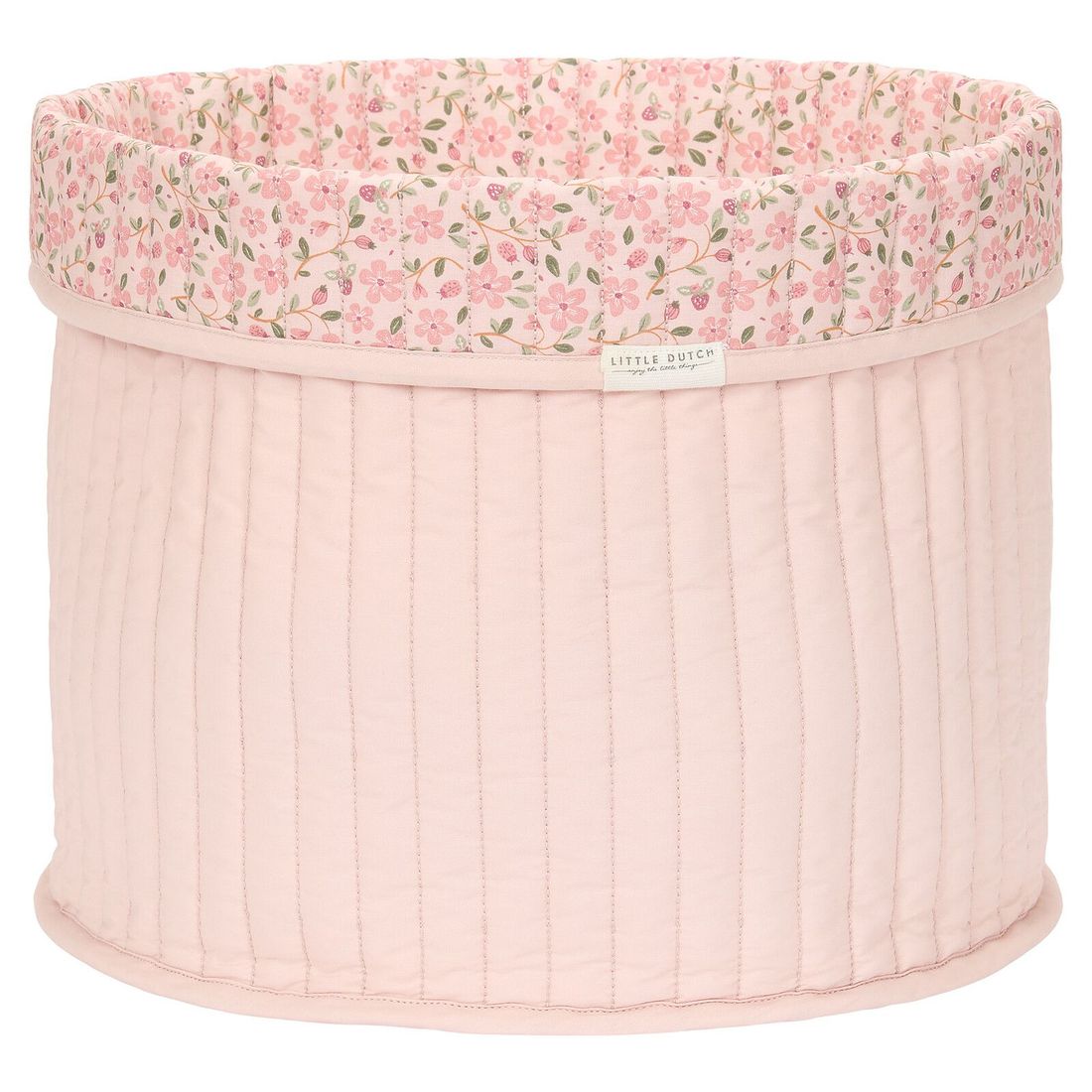 Grand Panier de Commode Rond Fairy Garden - Fairy Floral (Little Dutch) - Couverture