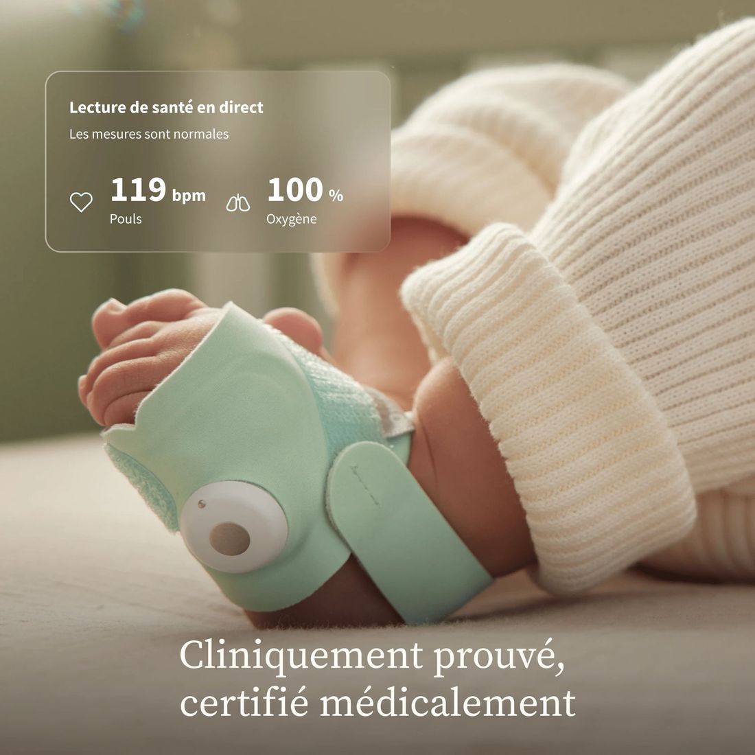 Dream Duo™ 3 - Dream Sock + Dream Sight (Owlet) - Image 9