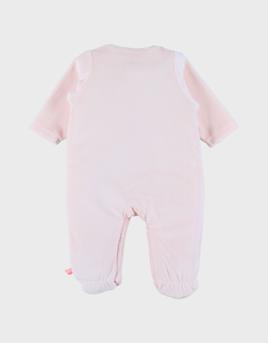 Pyjama dors-bien en velours rose (Noukie's) - Image 2