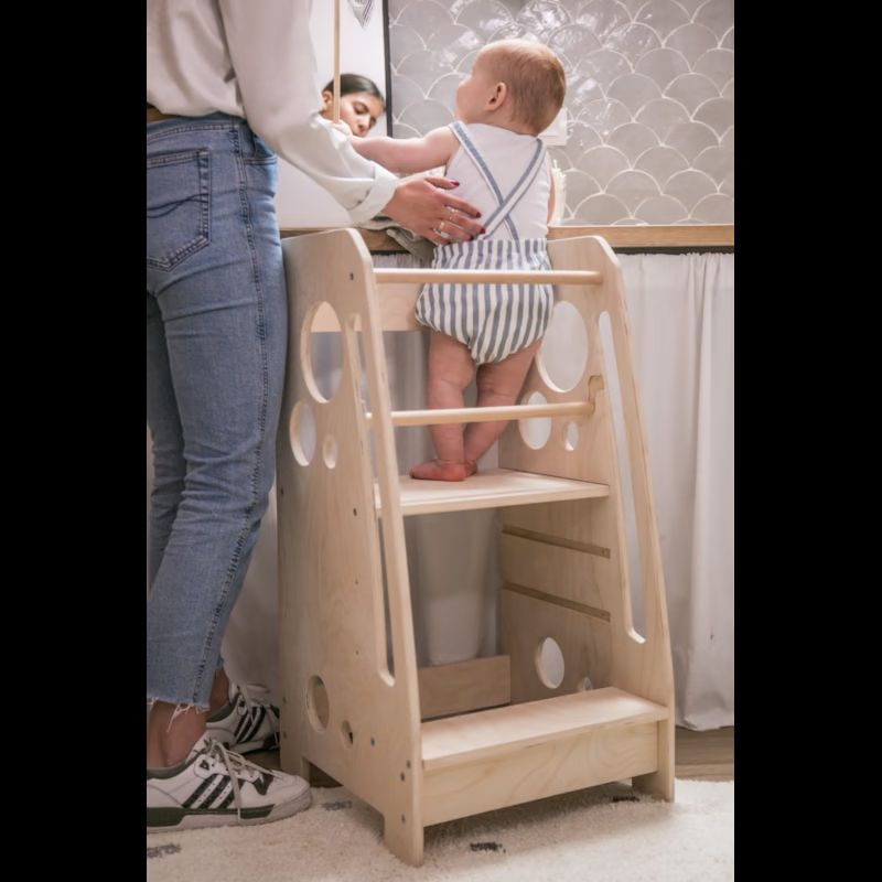 Tour montessori mila bois naturel (Pimpampoum) - Image 1