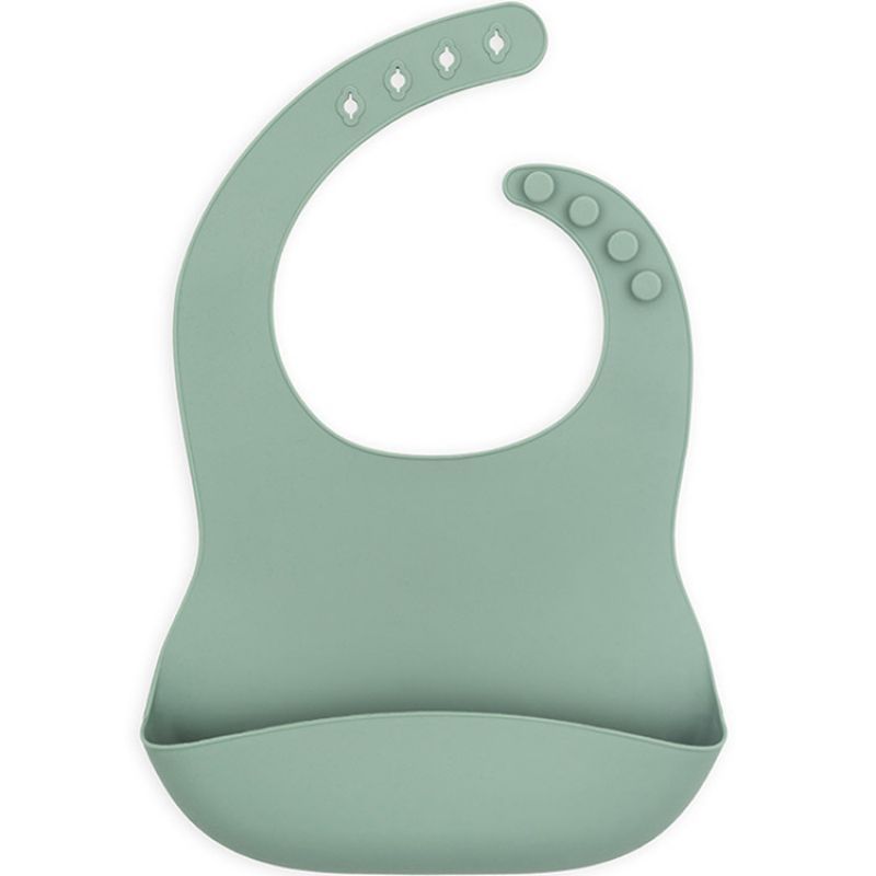 Bavoir en silicone Ash green vert (Jollein) - Couverture