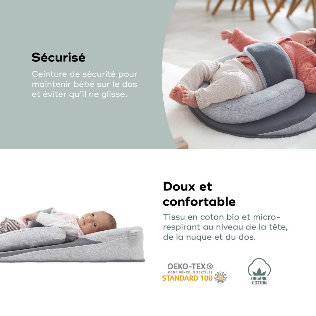 Support morphologique Cosydream (+) avec Plan incliné (Babymoov) - Image 5