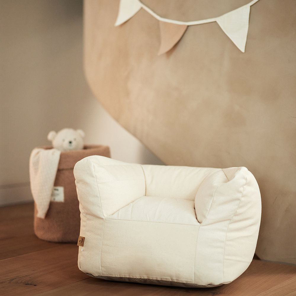 Fauteuil pouf Twill Natural (Jollein) - Image 4