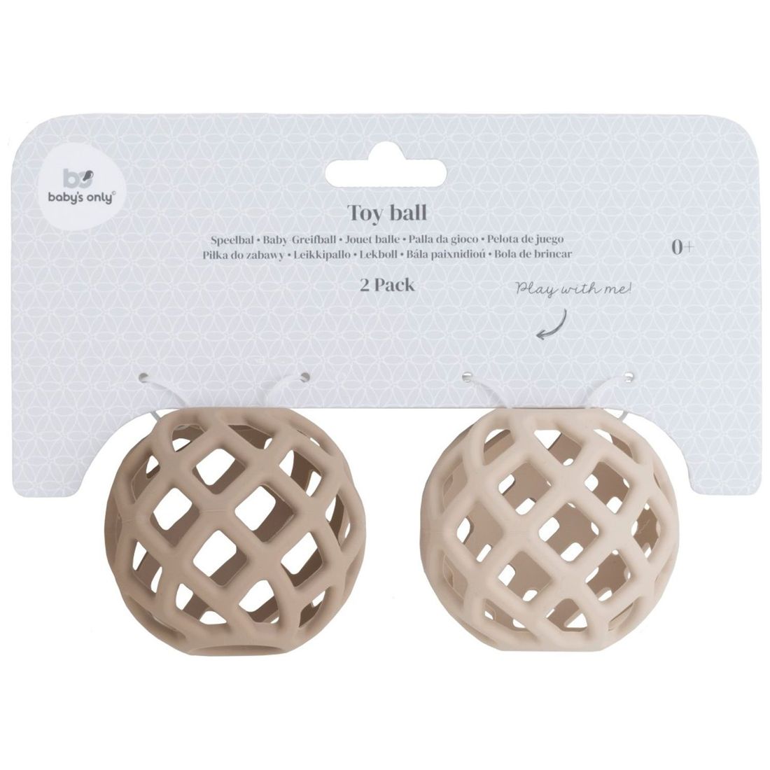 Lot de 2 balles de préhension Clay-Warm Linen (Baby's Only) - Image 6