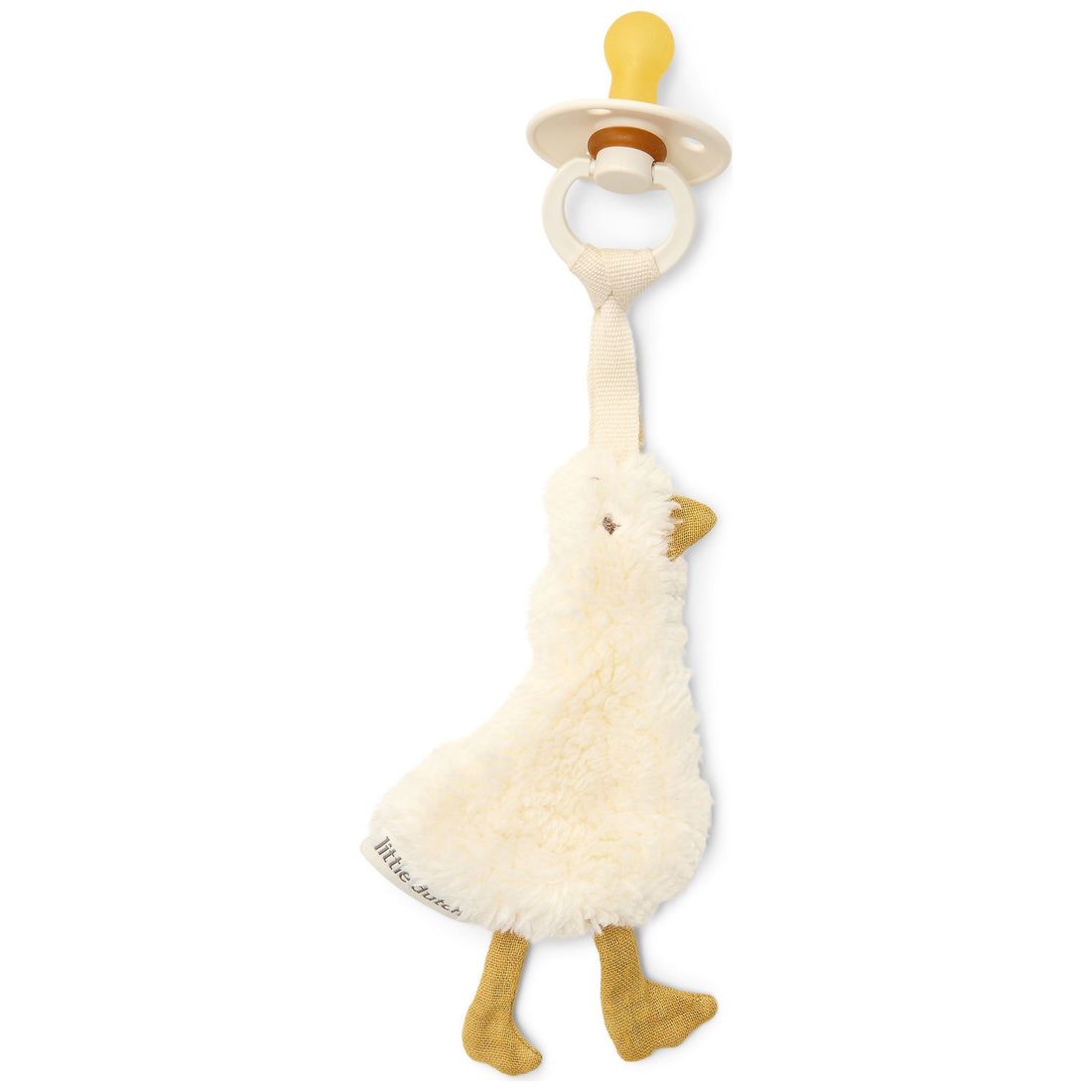 Doudou attache-tétine en gaze de coton Oie (Little Dutch) - Couverture
