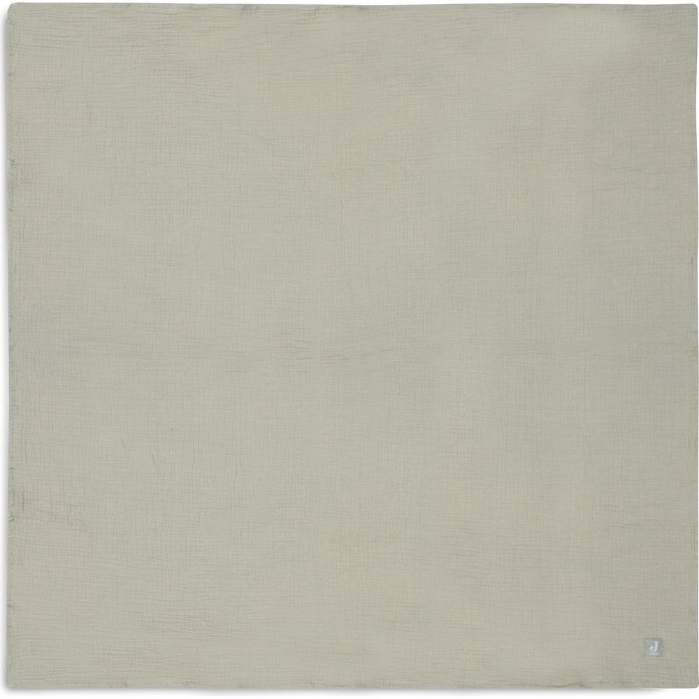 Lot de 2 maxi-langes en coton Olive Green-Ivory (115 x 115 cm) (Jollein) - Image 5