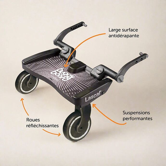 Buggy Board Maxi - Noir (Lascal) - Image 5