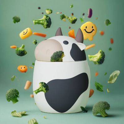 Boîte repas isotherme Bestie Vache (600 ml) (Asobu) - Image 2