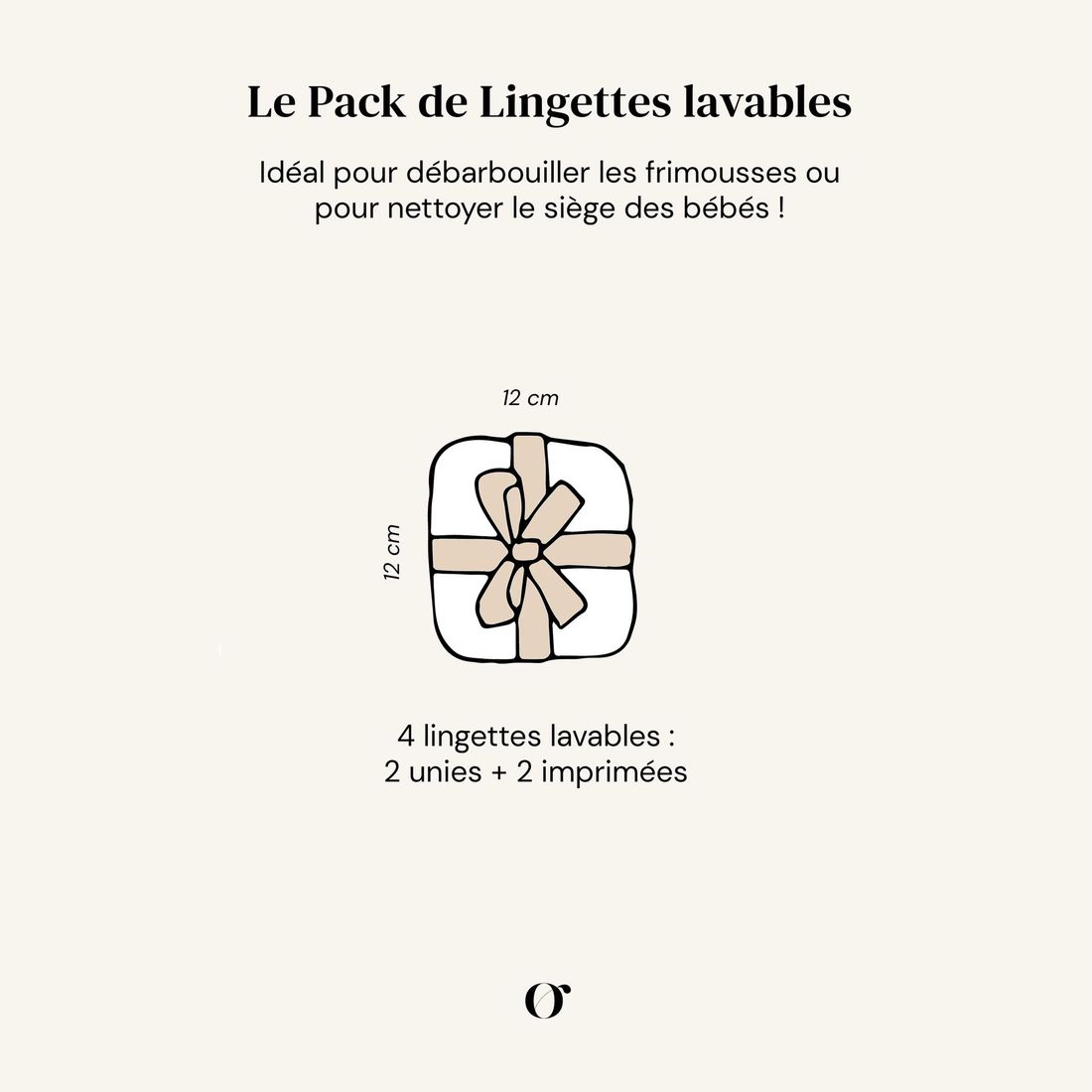 Pack lingettes Fougère Blanc Craie (Orso Paris) - Image 6