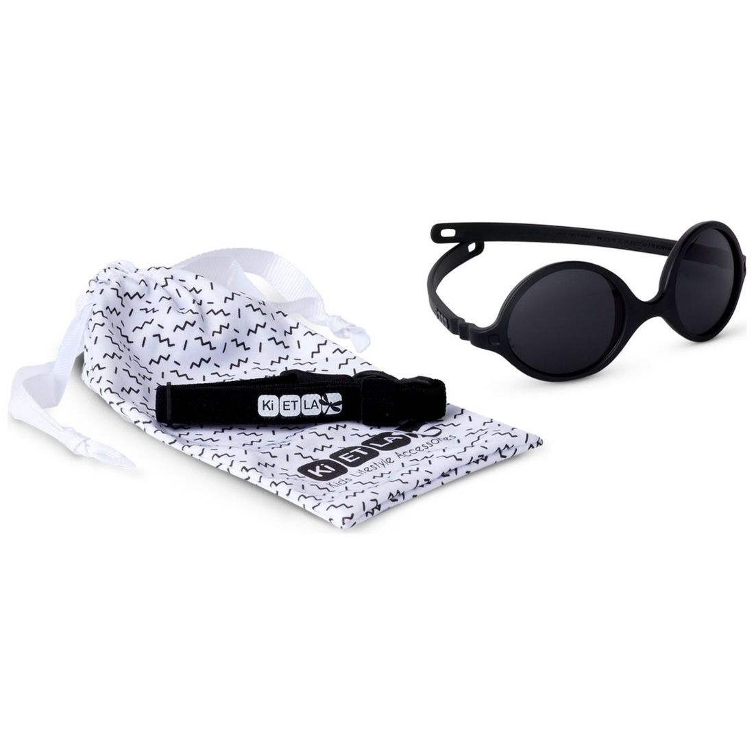 Lunettes de soleil Diabola Noir (0-12 mois) (KI ET LA) - Image 8