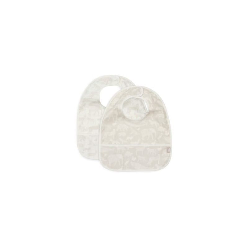 Bavoir imperméable animals nougat (2pcs) (Jollein) - Image 1