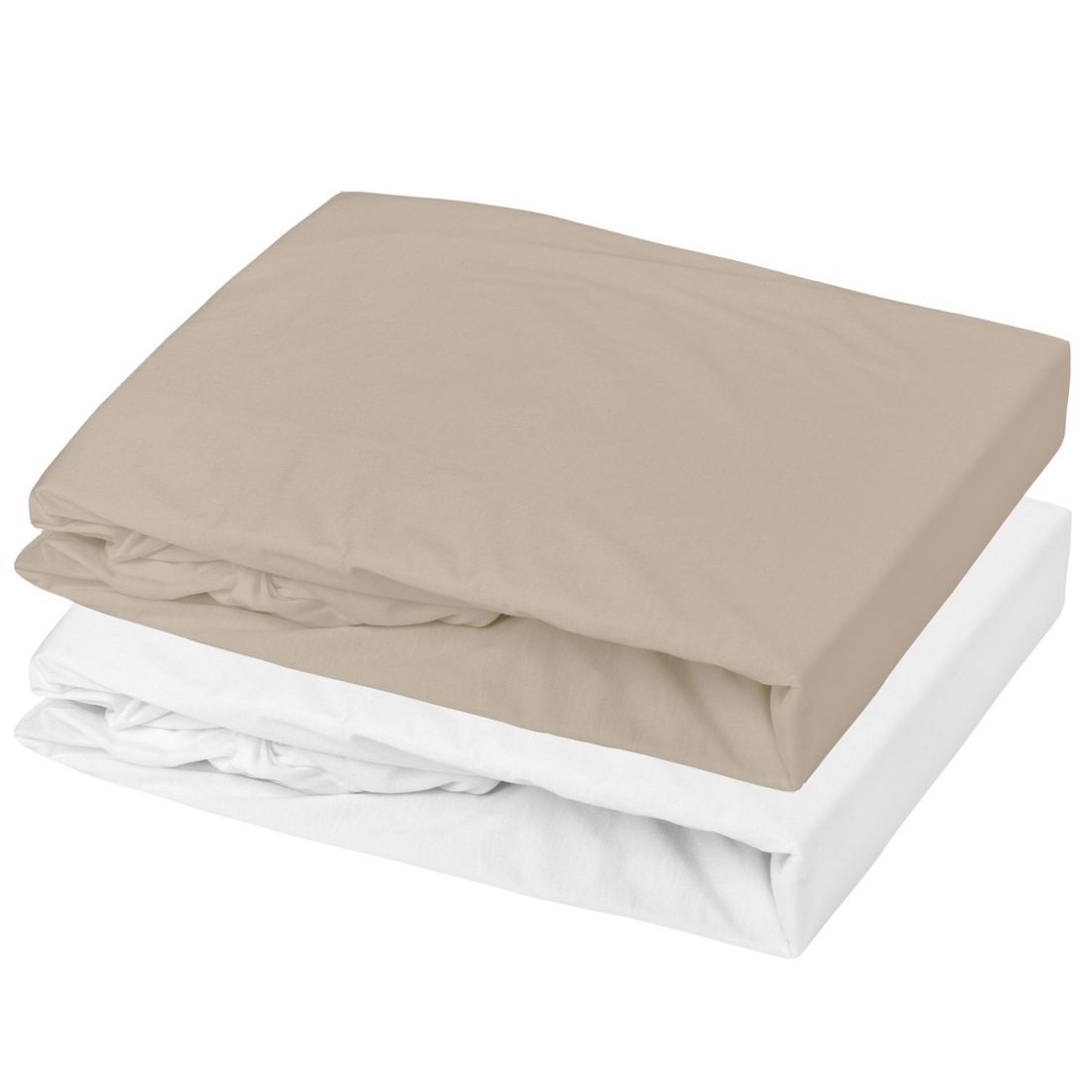 Lot alèse et drap housse Blanc-Sable (60 x 120 cm) (Mon P'tit Dodo) - Couverture