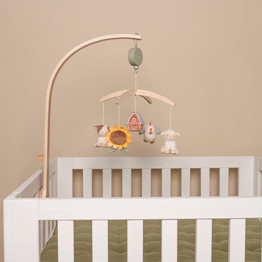 Little Farm Mobile Musical en Bois (Little Dutch) - Image 3