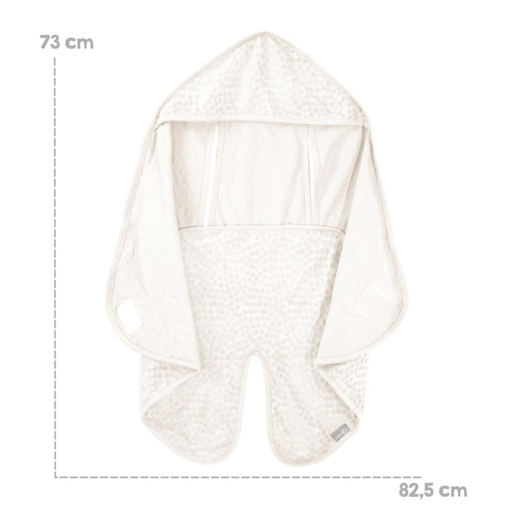 Couverture d'emmaillotage pour les promonades en coton Bio écru (Roba) - Image 3