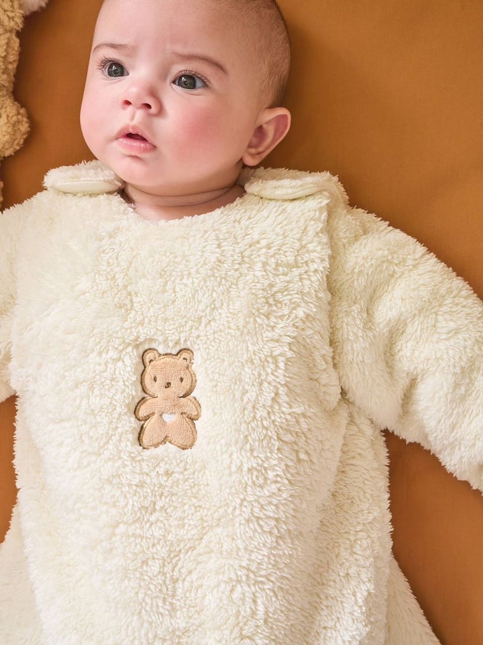 Gigoteuse PETIT OURS manches longues amovibles vanille (Vertbaudet) - Couverture