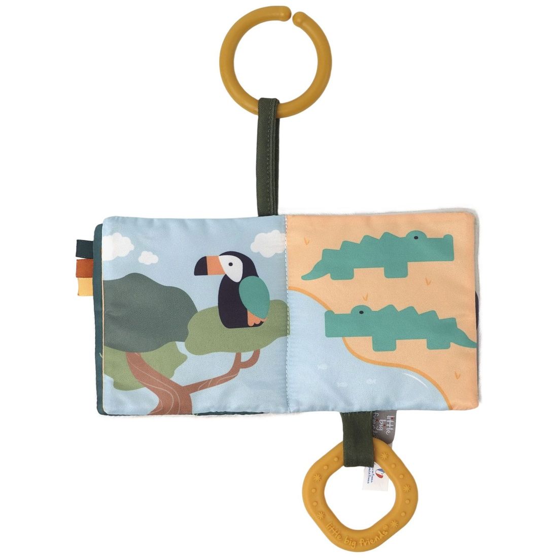 Livre en tissu bébé Jungle (Little Big Friends) - Image 8