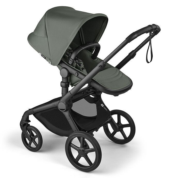 Poussette Citadine Fox5 Renew Complète Châssis Noir - Forest Green (Bugaboo) - Image 3