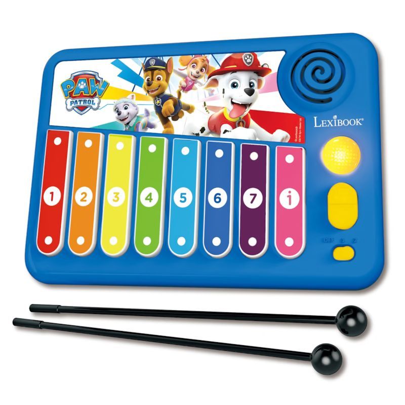 Xylophone pat' patrouille avec apprentissage lumineux de la musique (Lexibook) - Couverture