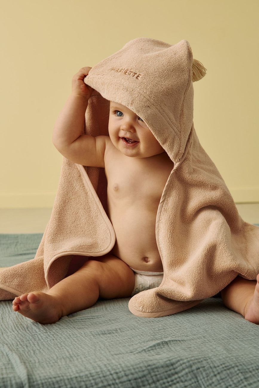Gabin la cape de bain éponge (Petit Picotin) - Image 1