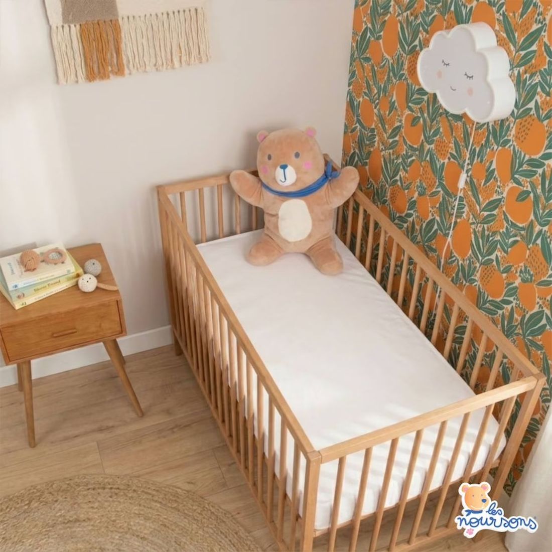 Matelas Bébé - Réversible Blanc (Les Noursons) - Image 3