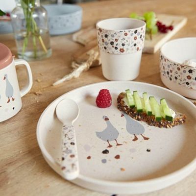 Lot de 4 cuillères Tiny Farmer mouton et oie naturel (Lassig) - Image 3