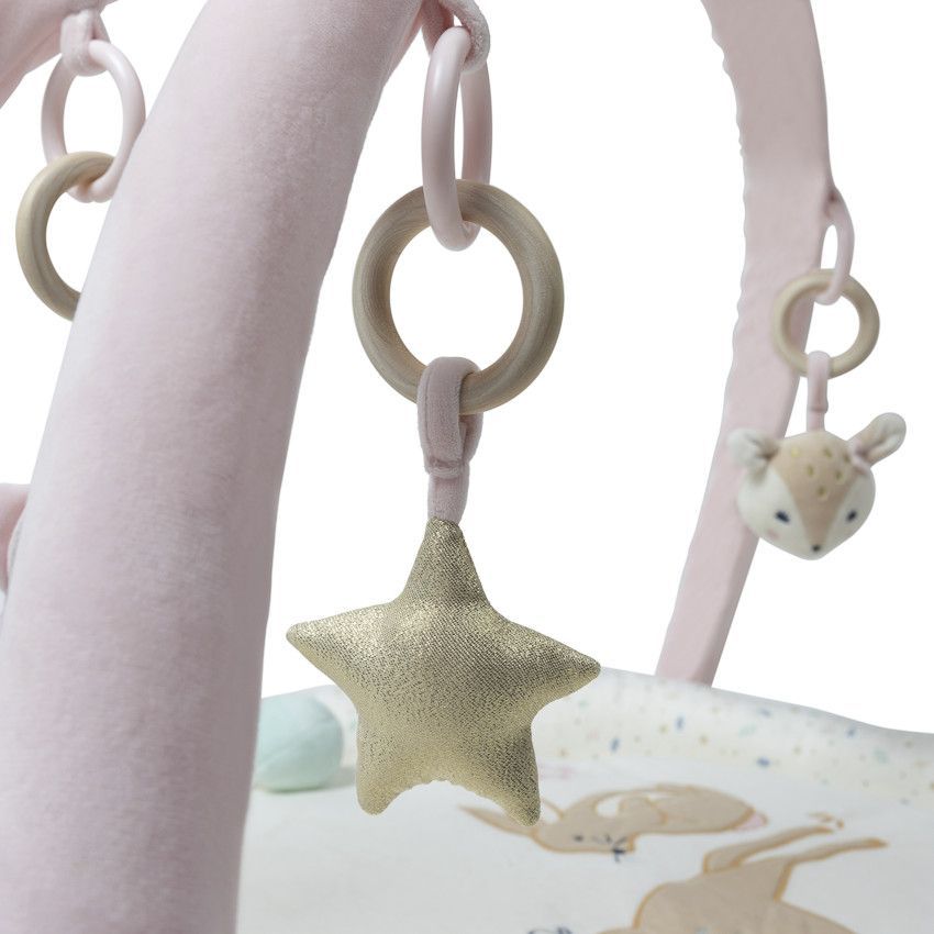 Tapis d'éveil en velours Little Deer - Ecru (Prémaman) - Image 6