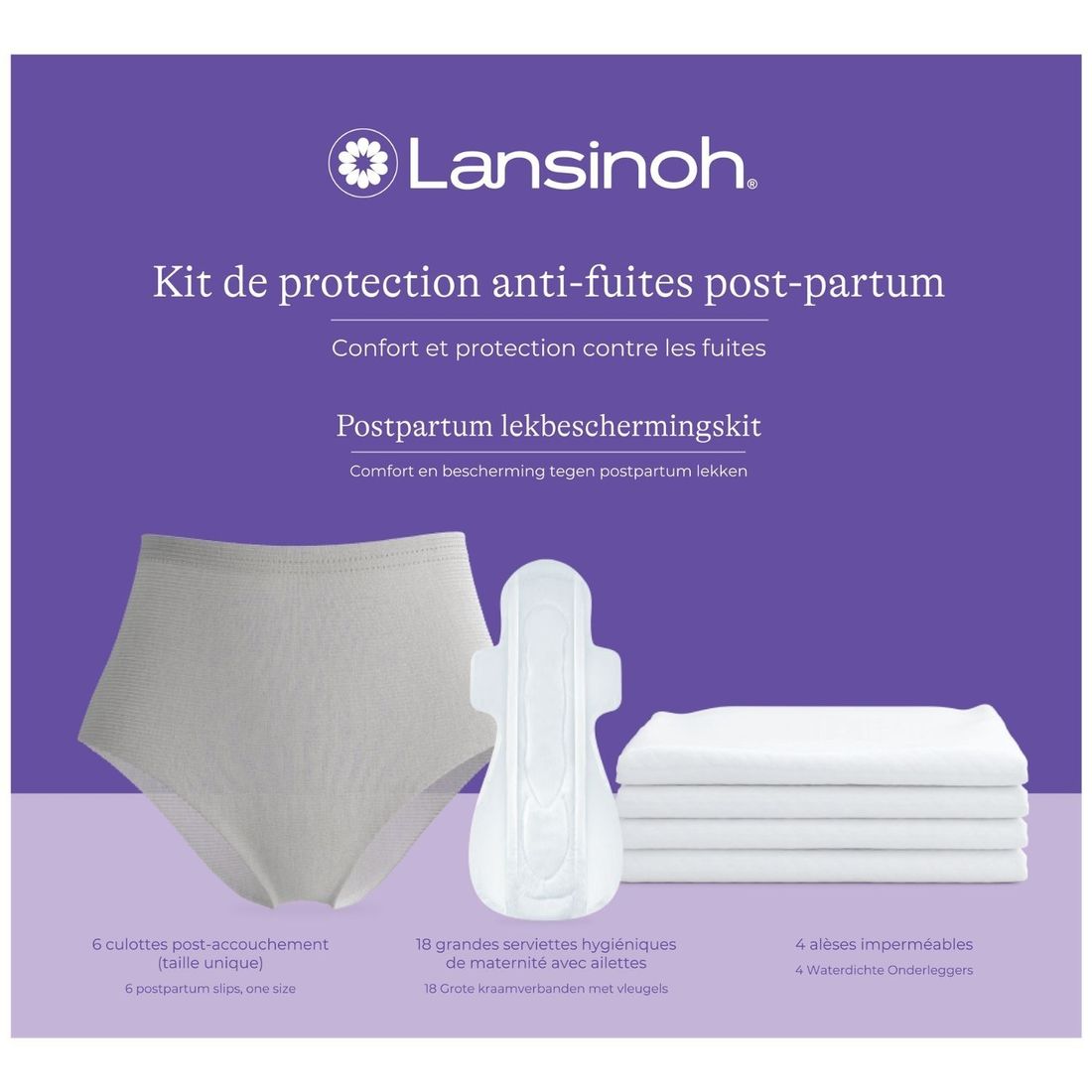 Kit de protection anti-fuites Postpartum (Lansinoh) - Image 8