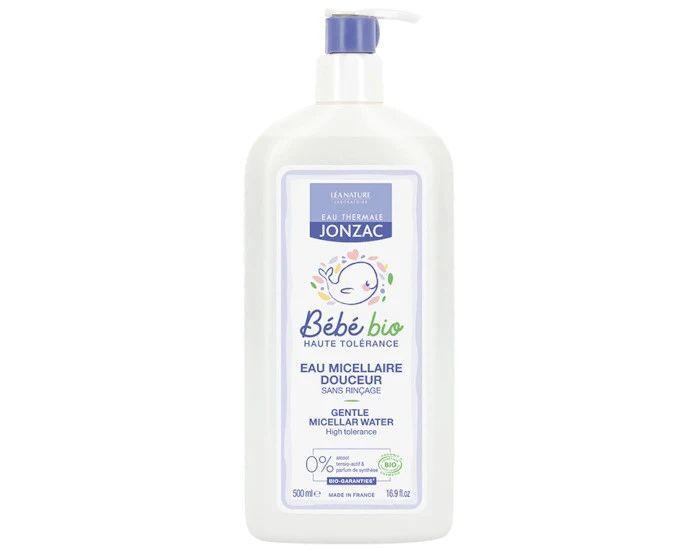 Bébé Eau Micellaire Douceur - 500 ml (Eau Thermale Jonzac) - Couverture