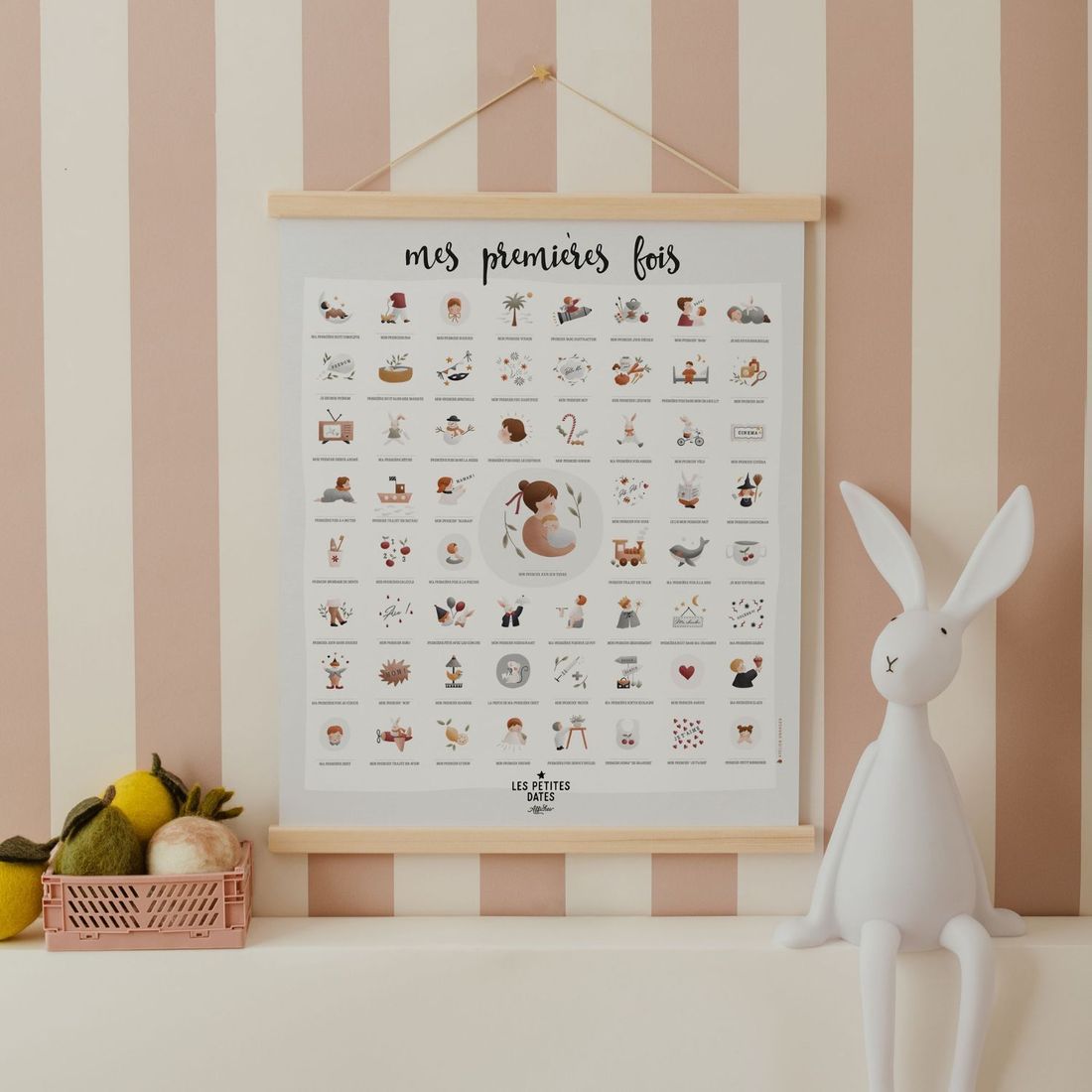 Affiche Mes Premières Fois Atelier Oranger (40x50 cm) (Les Petites Dates) - Image 1