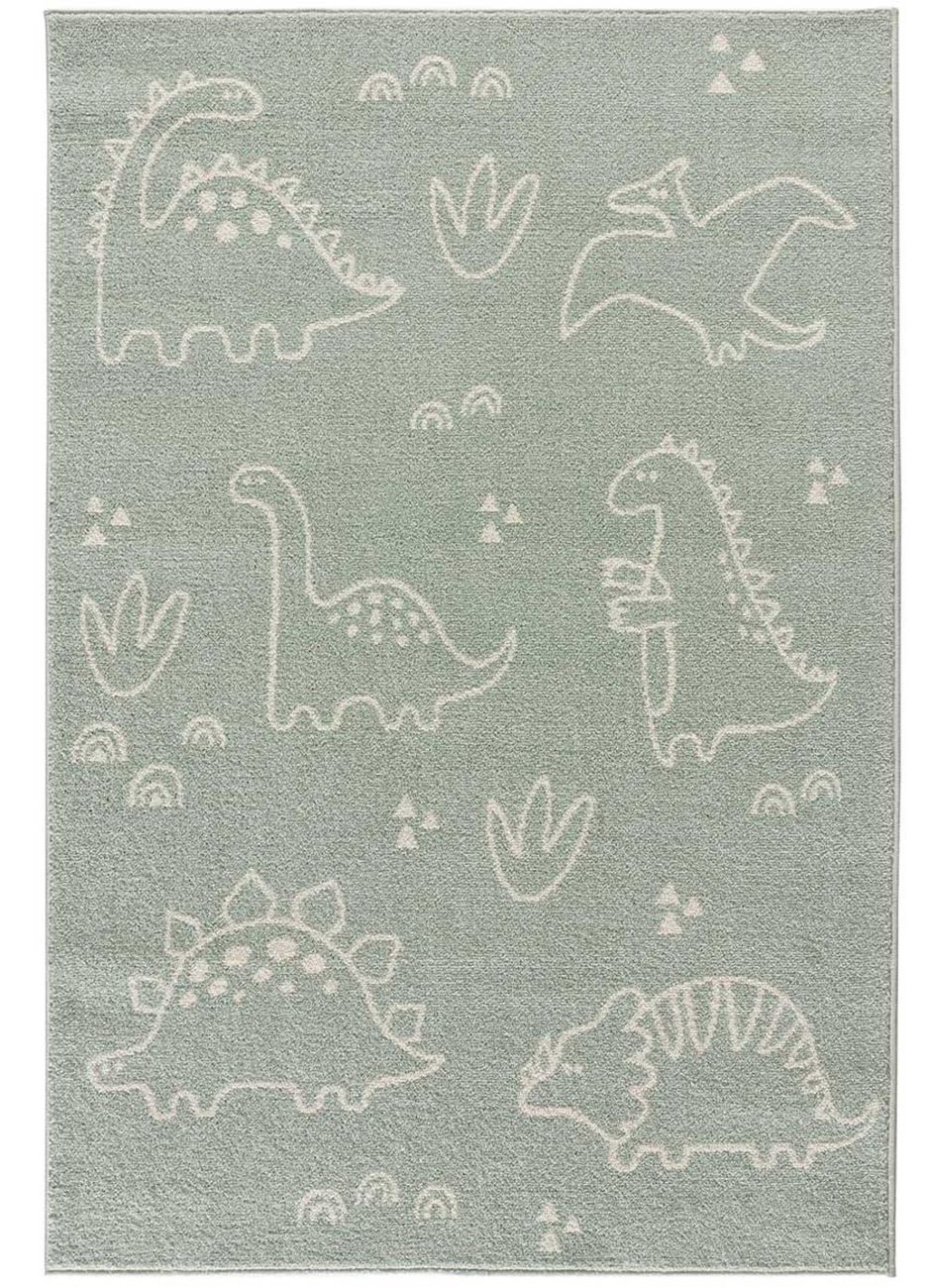 Tapis enfant dinasaures vert, 120x170 cm (Atticgo) - Image 1