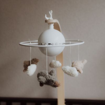 Mobile pour bébé en bois Liva Oie blanc (FLOW) - Image 3