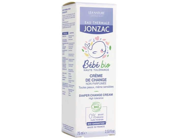Bébé Crème de Change Sans Parfum - 75 ml (Eau Thermale Jonzac) - Couverture