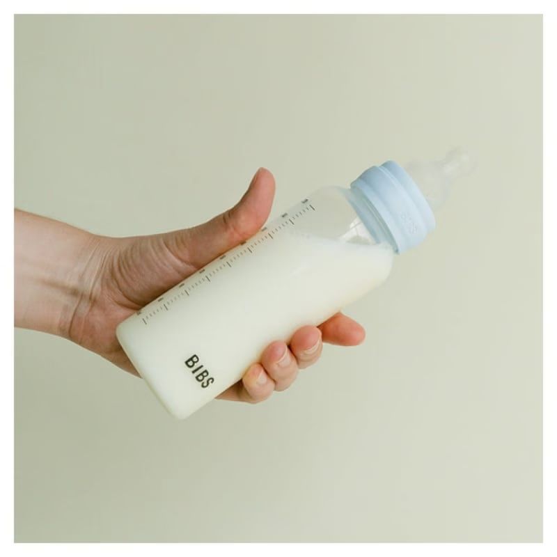 Kit 2 biberon en verre avec tetine ronde en latex 150ml - 270ml (Bibs) - Image 3