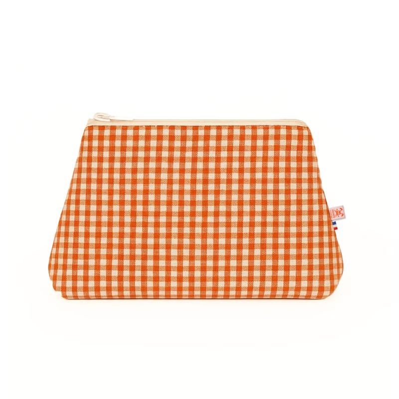 Trousse de toilette en coton bio vichy (Papate) - Image 1