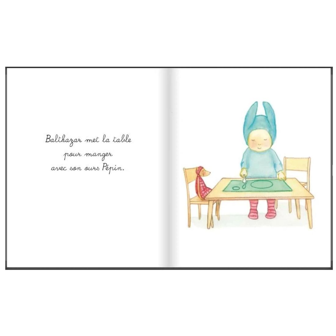 Livre Bébé Balthazar - A Table (Petit Picotin) - Image 6