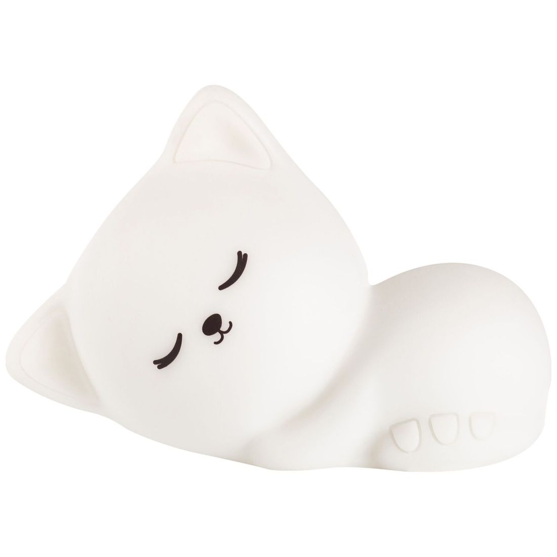 Veilleuse tactile en silicone Chat Stella avec télécommande (Little L) - Couverture