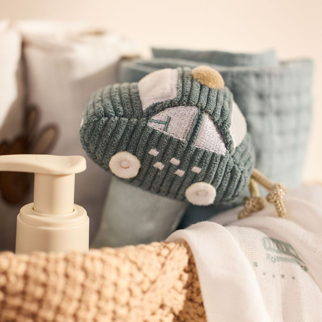 Lot de 3 mini langes en gaze de coton On the Go (31 x 31 cm) (Jollein) - Image 6