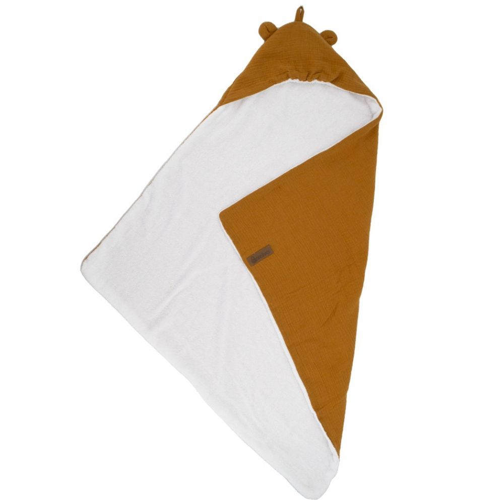 Cape de bain Boubou caramel (75 x 75 cm) (Domiva) - Image 1