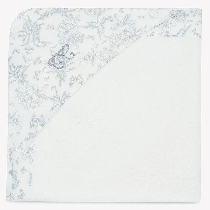 Cape de Bain - Toile de Jouy Gris Clair (Tartine et Chocolat) - Image 3