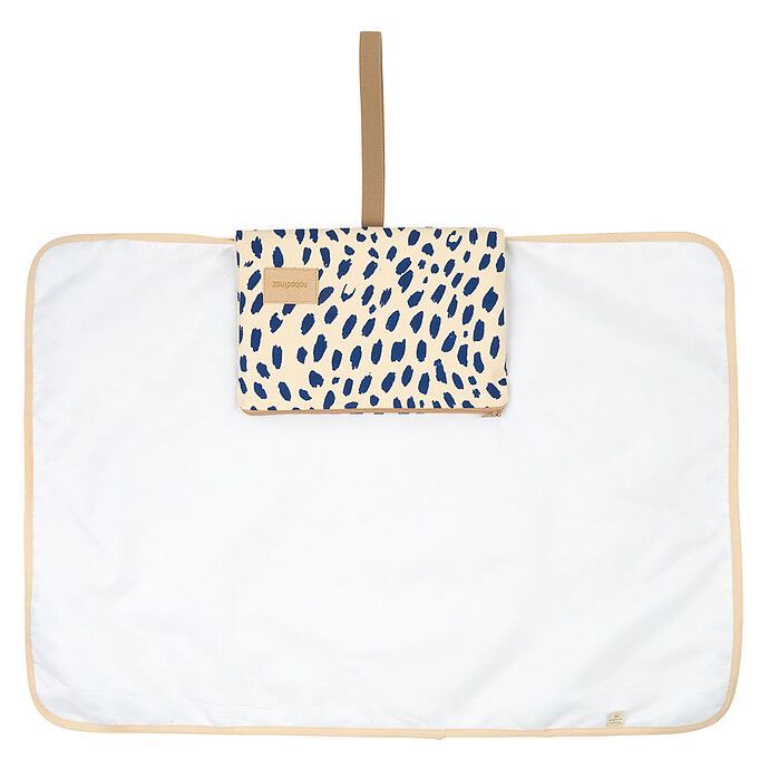 Tapis à Langer Imperméable Hyde Park - Leonie Blue (Nobodinoz) - Image 1