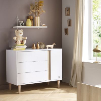 Commode 3 tiroirs et 1 porte Paloma (Sauthon) - Image 2