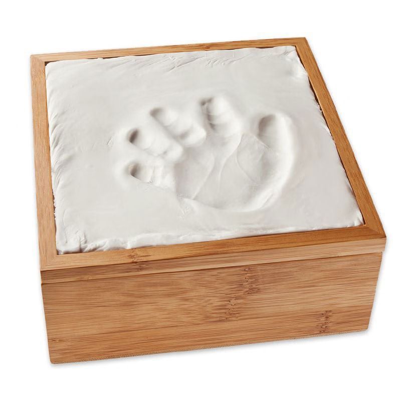 Boîte bambou pour empreintes de bébé (Pébéo) - Image 1