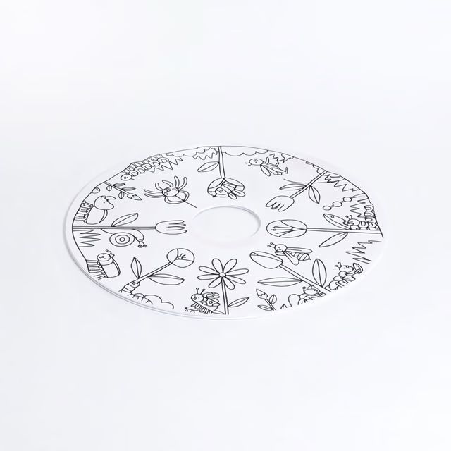 Recharge 10 feuilles géantes – au jardin - d.70 cm (Drawin'Kids) - Couverture