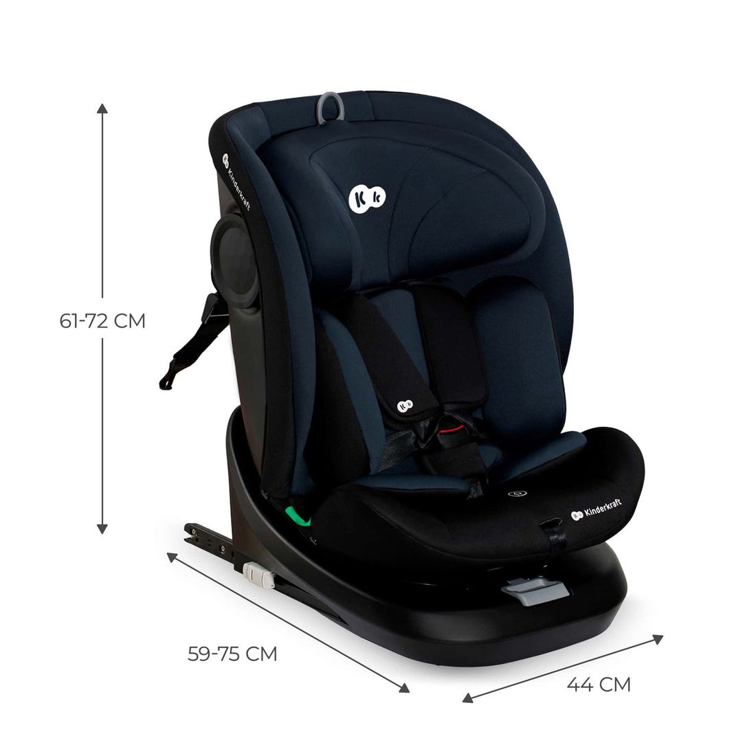 Siège auto I-GROW i-Size noir (Kinderkraft) - Image 7