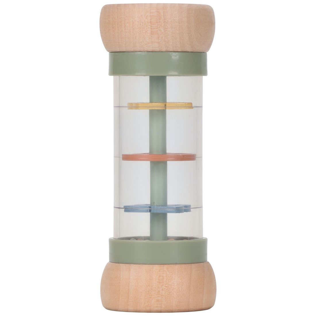 Hochet de pluie en bois Safari Friends (Little Dutch) - Image 1