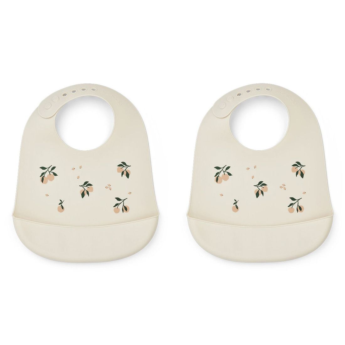 Lot de 2 Bavoirs Tilda - Peach Sea Shell Mix (Liewood) - Couverture