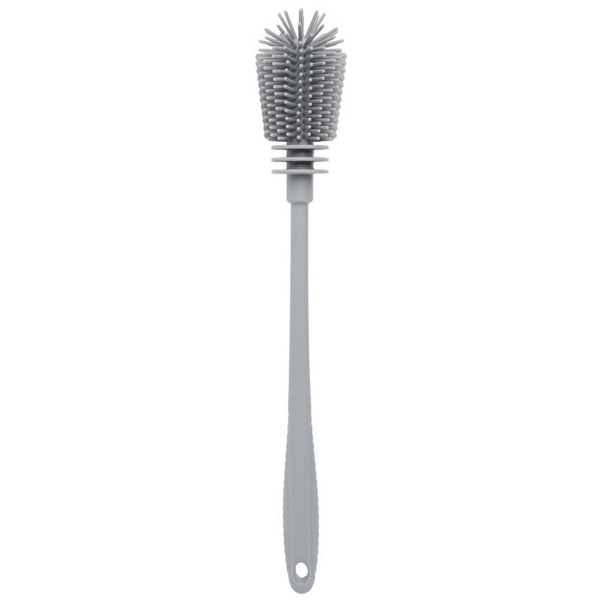 Goupillon en silicone pour biberon - Gris - Gris (Prémaman) - Couverture