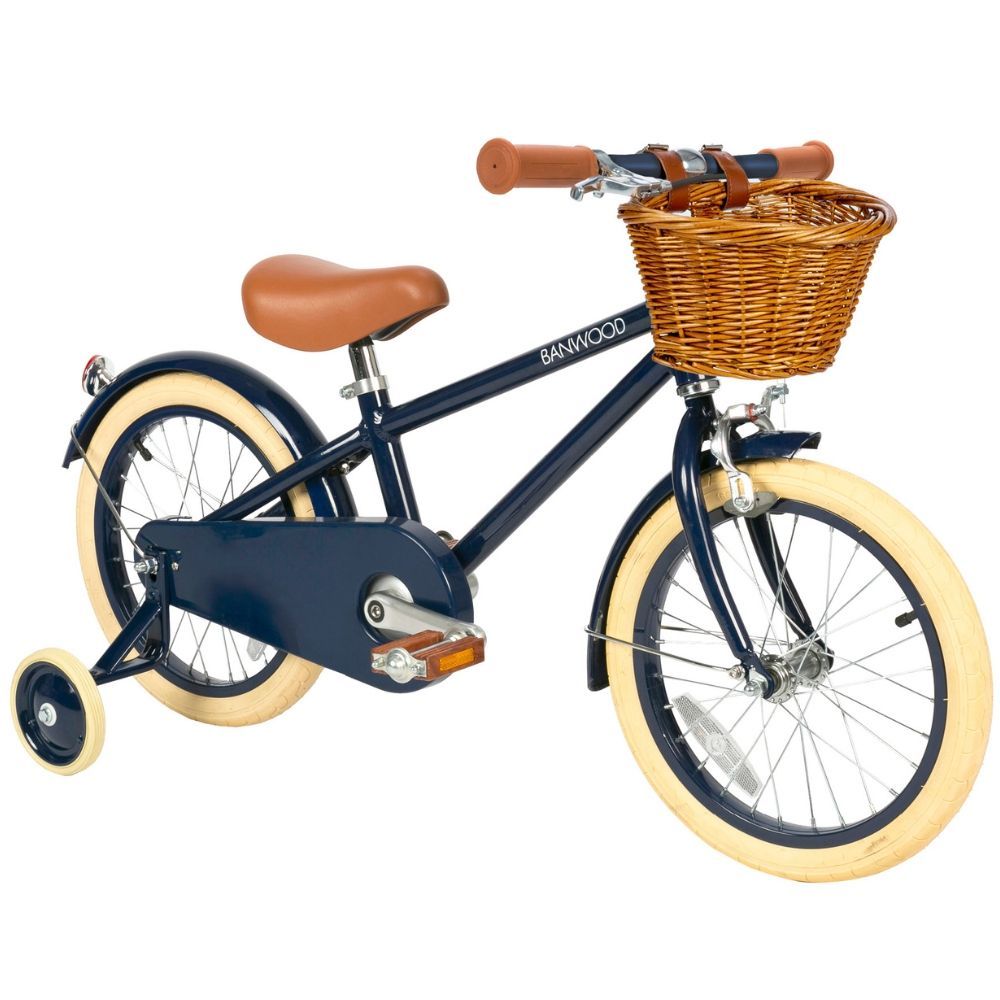 Vélo enfant Classic Vintage bleu marine (16 pouces) (Banwood) - Image 2